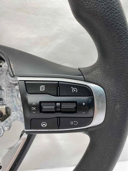 21 TO 24 KIA K5 STEERING WHEEL POLYURETHANE BLACK NO SPORT ASSY OEM 56100L2040QA1