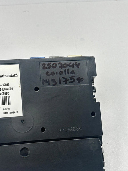 2020 TOYOTA COROLLA TELEMATICS CONTROL COMMUNICATION UNIT ASSY OEM 8674012010