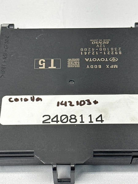 2021 TO 2023 TOYOTA COROLLA BODY CONTROL MODULE BCM CONTROL UNIT OEM 8674148092