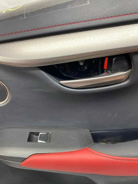 2021 LEXUS NX300 DOOR PANEL TRIM REAR RIGHT SIDE ASSY OEM 74650X1B01 BLACK/RED