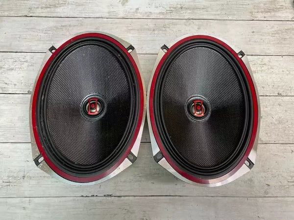 DS18 Series Coaxial Speakers EXL w Fiber Glass Cone 6" x 9" 2-Way 560W pair assy