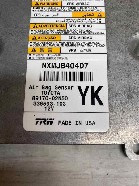 Toyota Corolla occupant detection 2020 control module unit OEM 8917002N50