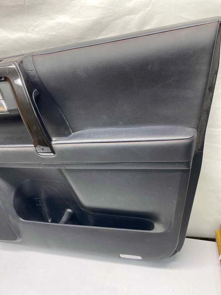 2014 TO 2020 TOYOTA 4RUNNER DOOR PANEL TRIM FRONT RIGHT SIDE RED STICHES 6761035D60C0