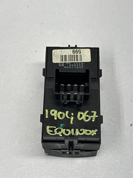 2010 TO 2017 CHEVROLET EQUINOX MASTER SWITCH FRONT DRIVER SIDE ASSY OEM 20917599