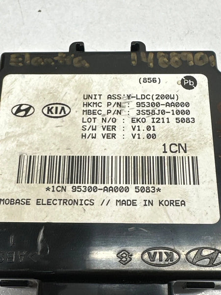 2021 TO 2023 HYUNDAI ELANTRA LDC CONTROL VOLTAGE MODULE UNIT ASSY OEM 95300AA000