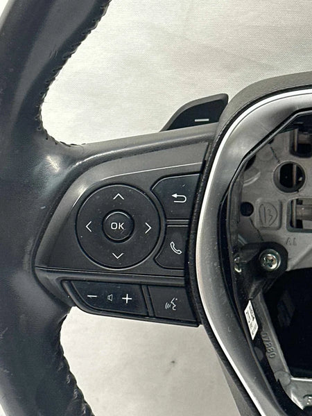 2019 TO 2024 TOYOTA COROLLA STEERING WHEEL JAPAN BUILT LEATHER BLACK OEM 451000Z130C0