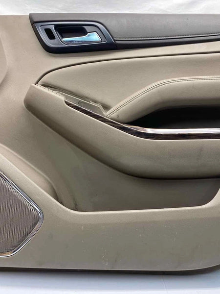 2015 TO 2020 GMC YUKON DOOR PANEL TRIM FRONT RIGHT SIDE 84104171 BEIGE ASSY OEM