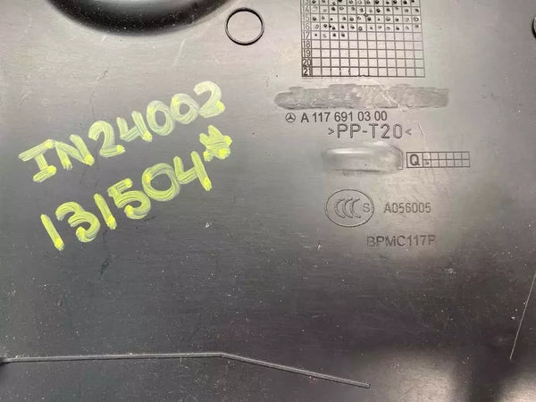2014 15 16 17 18 19 MERCEDES CLA250 B PILAR LADO DEL CONDUCTOR CUBIERTA DE MOLDURA INFERIOR NEGRA OEM 1176910300