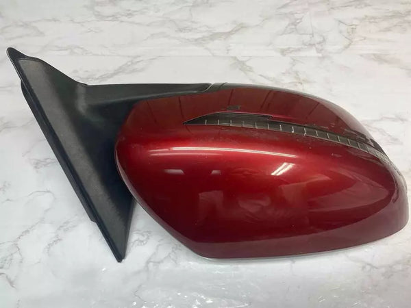 16 17 18 19 20 NISSAN ROGUE DOOR MIRROR RIGHT SIDE RED CODE NBL ASSY OEM 963019TB0A