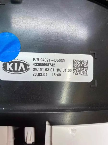Velocímetro de grupo Kia Optima 19-20 OEM assy mph 94021D5030 26k millas