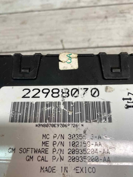 Chevrolet Traverse tailgate control module 2009 to 2017 unit assy OEM 2988070