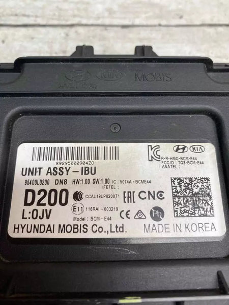 Hyundai Sonata body control module 20 23 bcm unit us market assy OEM 95400L0200