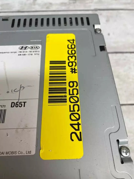 Hyundai Santa Fe radio am fm 17 18 display receiver us market 5.0" 961804Z6504X