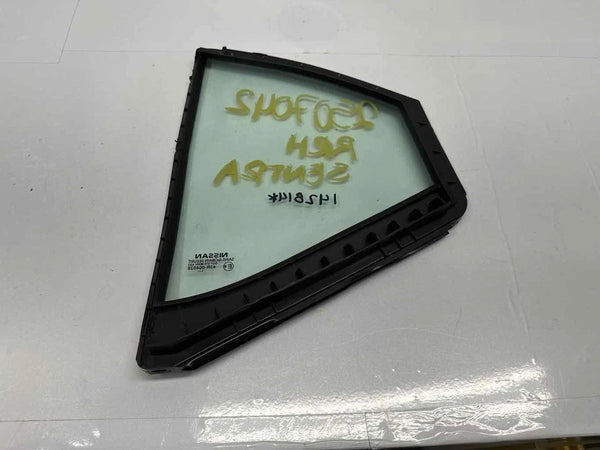 2020 TO 24 NISSAN SENTRA VENT GLASS WINDOW REAR RIGHT SIDE ASSY OEM 822206LE0A