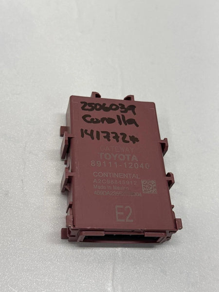 2020 TO 2023 TOYOTA COROLLA NETWORK GATEWAY CONTROL MODULE OEM 8911112040 HYBRID SEDAN