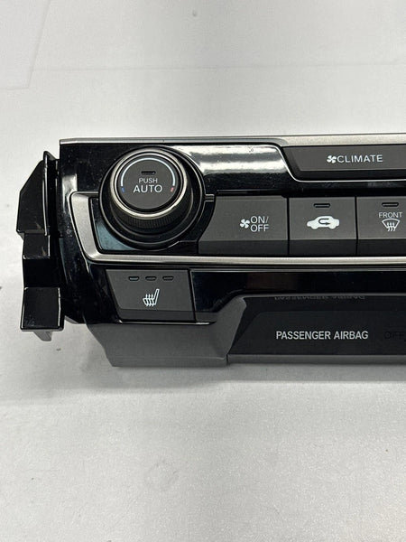 2018 HONDA CIVIC CLIMATE CONTROL AC PANEL EUROPE BUILT HATCHBACK OEM 79600TGGA61