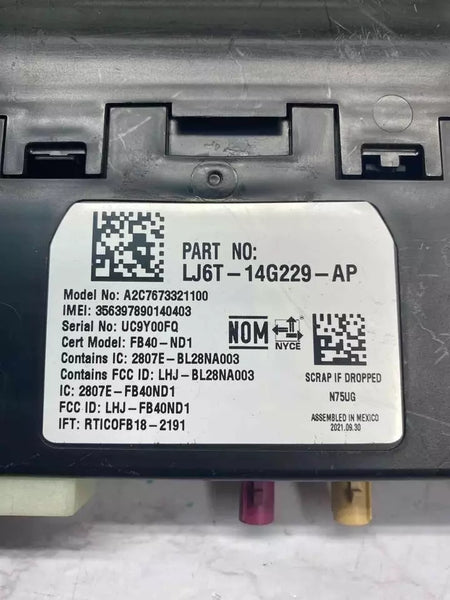 21 22 23 FORD BRONCO SPORT UNIDAD DE MÓDULO DE CONTROL DE COMUNICACIÓN OEM LJ6T14G229AP