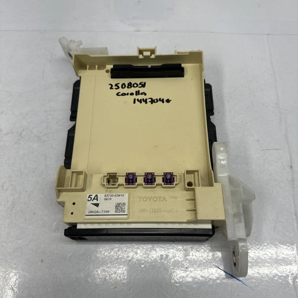 2021 TOYOTA COROLLA JUNCTION BOX FUSE RELAY BLOCK BOX ASSEMBLY OEM 8273002N10