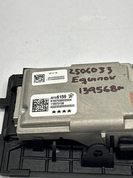 2023 CHEVROLET EQUINOX FRONT CAMERA LANE DEPARTURE WARNING 86796159 WITH COVER