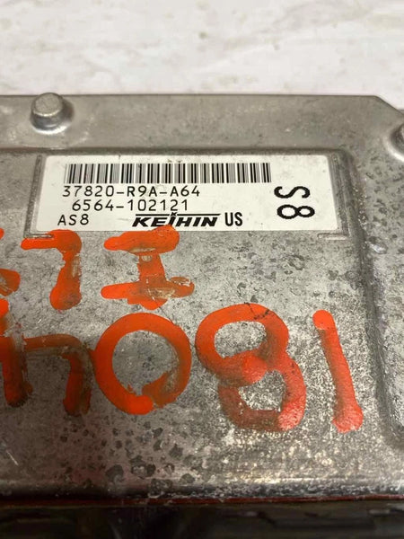 2013 2014 ACURA ILX ENGINE CONTROL UNIT CANADA 2.0L ASSY OEM 37820R9AA64 TAB BROKEN