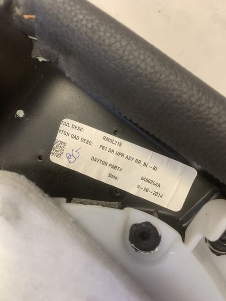 Moldura de panel de puerta trasera derecha negra para Nissan Armada 2015, OEM 829009GG2B