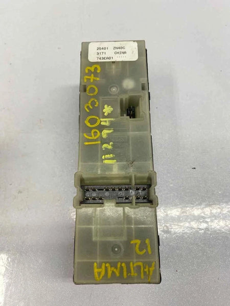 2007 TO 2012 NISSAN ALTIMA WINDOW SWITCH MASTER DRIVER WINDOW SWITCH OEM 25401ZN60B