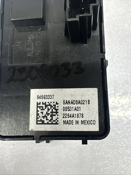 2018 TO 2023 CHEVROLET EQUINOX SEAT CONTROL SWITCH RIGHT HEATER SWITCH OEM 84693337