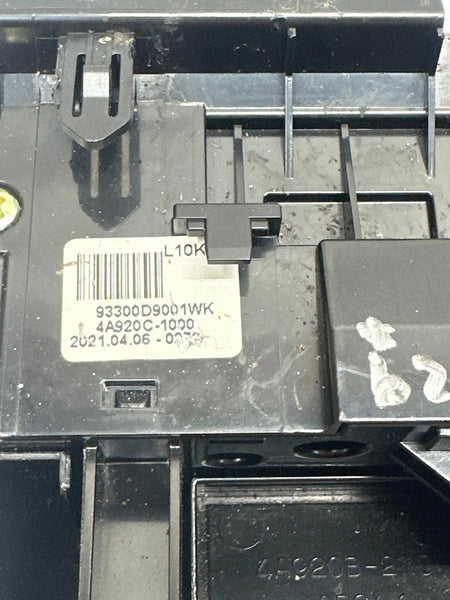 2020 TO 2022 KIA SPORTAGE DASH SWITCH HEATED SEAT CONTROL ASSY OEM 93300D9001WK