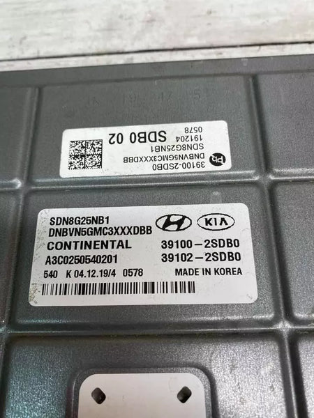 Hyundai Sonata engine control module 2020 2021 OEM 2.5L 391022SDB0