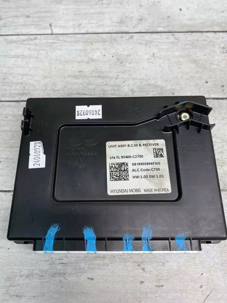 2018 2019 HYUNDAI SONATA BODY CONTROL BCM CONTROL MODULE UNIT OEM 95400C2700