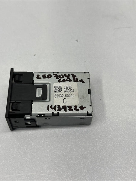 2020 TO 2023 TOYOTA COROLLA CENTER CONSOLE DUAL PORT CHARGER OEM 8553260040