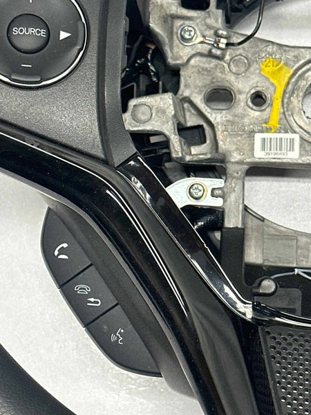 2016 TO 2022 HONDA HRV STEERING WHEEL BLACK LEATHER ASSY OEM 78501T5AN21ZA FRONT