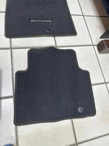 2017 HYUNDAI SANTA FE FLOOR MATS COMPLETE SET OF 4 MATS OEM 4ZF14AC100 B8F14AC000