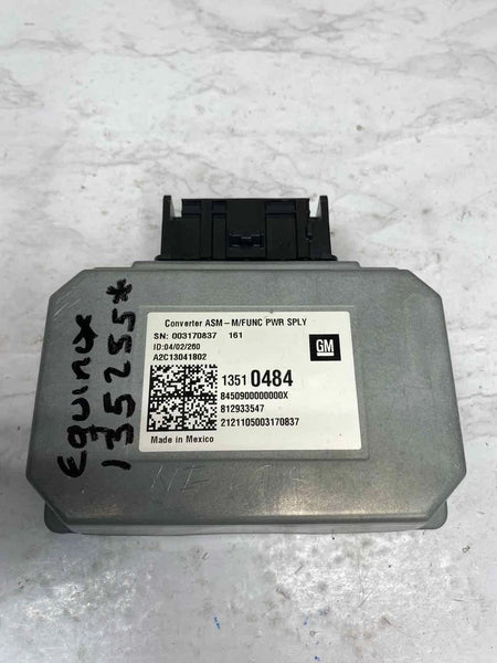 CHEVROLET EQUINOX POWER INVERTER 2018 TO 2023 CONTROL MODULE UNIT OEM 13510484