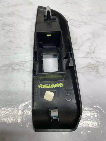 14 15 16 17 18 19 TOYOTA HIGHLANDER INTERRUPTOR DE VENTANILLA TRASERO DERECHO MOLDURA NEGRA OEM 742710E