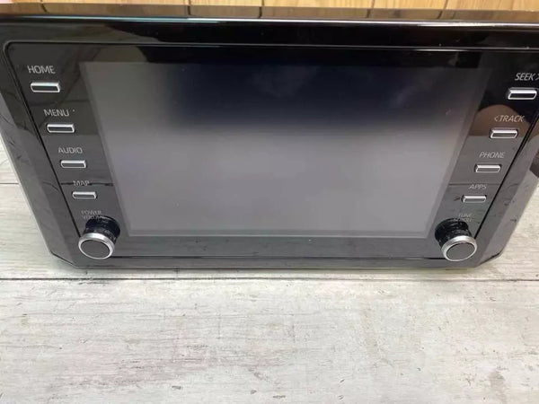 Toyota Corolla radio am fm 2020 display screen & receiver sedan OEM 8614012350