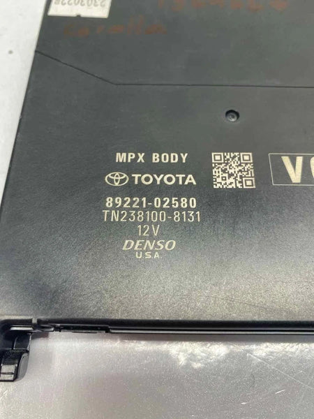 2020 TO 2023 TOYOTA COROLLA BODY CONTROL UNIT MPX MULTI NETWORK CONTROL OEM 8922102580