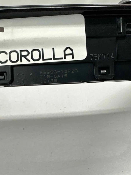 20 22 TOYOTA COROLLA CLIMATE CONTROL HVAC AC MANUAL PANEL SEDAN OEM 5590012F20