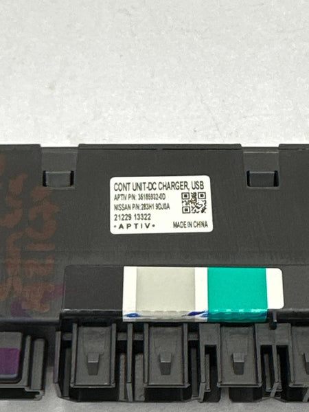 2022 NISSAN SENTRA WIRELESS CHARGER CONTROL MODULE UNIT ASSY OEM 283H19DJ0A