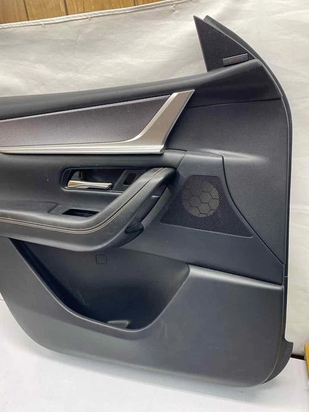 2024 MAZDA CX-90 DOOR PANEL TRIM FRONT LEFT SIDE BLACK LEATHER OEM KSR568450K