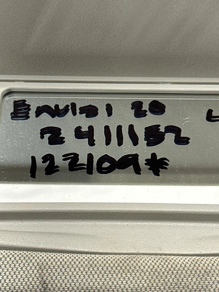 2016 TO 2020 BUICK ENVISION SUN VISOR LEFT DRIVER SIDE ASSY OEM 23407476 WITH LIGHT