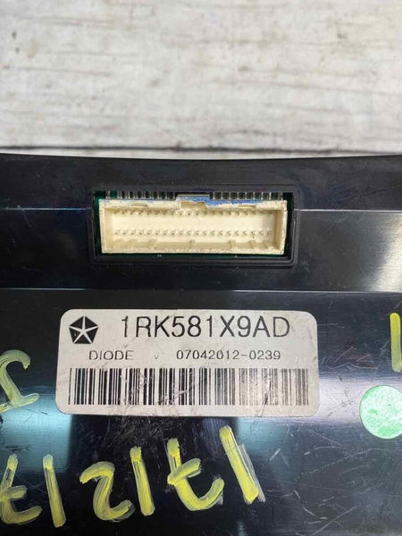 Dodge Journey climate control 11 17 hvac ac heater panel 4.3" asy OEM 1RK581X9AD