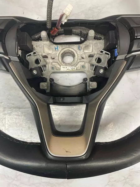 2018 TO 2022 HONDA ACCORD STEERING WHEEL LEATHER BLACK ASSY OEM 78501TVAA10ZA