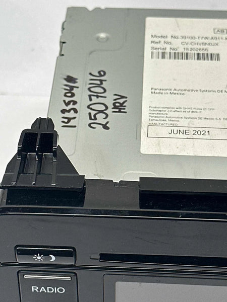 2019 TO 2022 HONDA HRV RADIO AM FM RECEIVER UNIT CANADA MARKET LX OEM 39100T7WA91