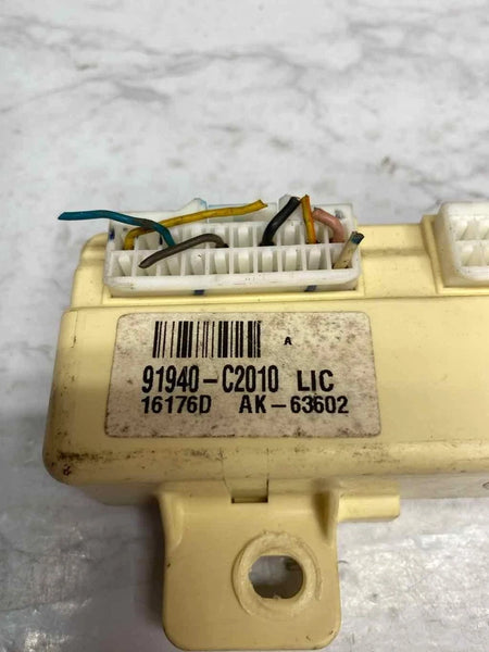 2017 HYUNDAI SONATA IGNITION CONTROL MODULE ICM UNIT ASSEMBLY OEM 91940C2010