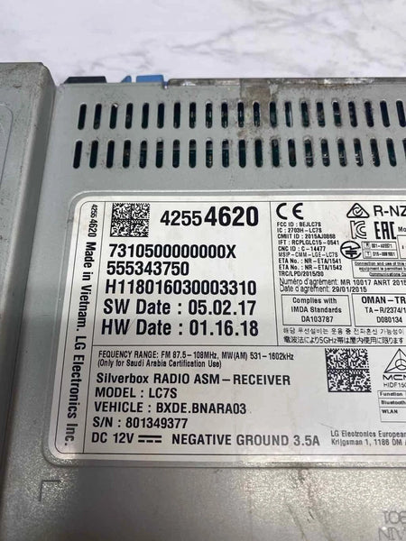 2018 CHEVROLET EQUINOX RADIO AM FM RADIO RECEIVER ASSEMBLY OEM 42554620