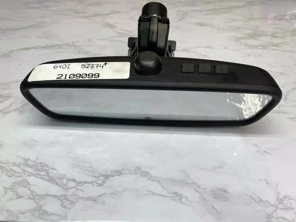 13 TO 19 BMW 640I REAR MIRROR REAR VIEW MIRROR AUTO DIMMING ASSY OEM 51169345380