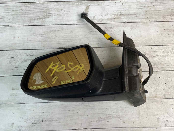 CHEVROLET EQUINOX DOOR MIRROR 10 11 LEFT SIDE BLACK TEXTURED ASSY OEM 20858707