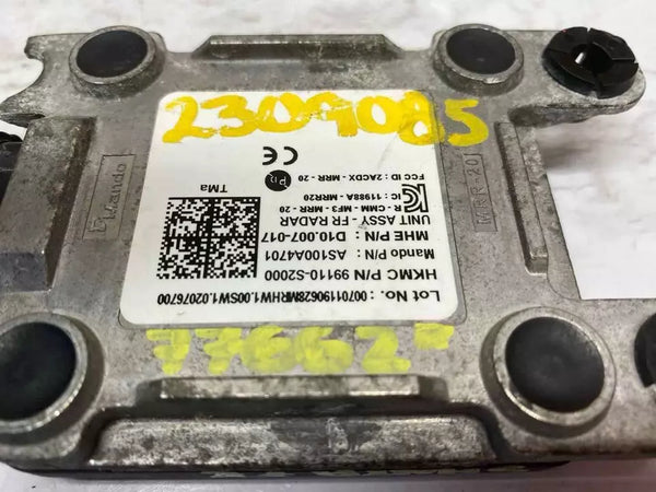 19 20 HYUNDAI SANTA FE UNIDAD DE RADAR DE CONTROL DE CRUCERO DELANTERA OEM 99110S2000 PESTAÑA ROTA
