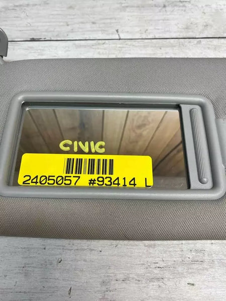 Honda Civic para-sol 22 23 lado esquerdo cinza OEM sem iluminação 83280T20A01ZB